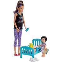 Barbie Babysitter Bedtime Legesæt