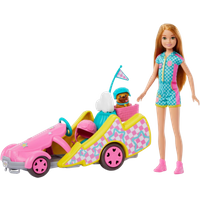 Barbie Stacie Racer Doll with Go-Kart Toy Car