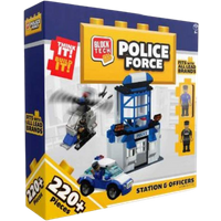 Block Tech Police Force Station & Officers – 220 pcs