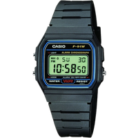 Casio Classic F-91W-1YEG Digitaal Horloge - Zwarte Resin Band