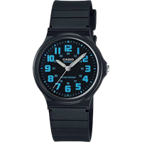 Casio MQ-71-2BDF Klassiek Unisex Analoog Horloge - Zwart & Blauw