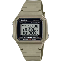Casio W-217H-5AVDF Illuminator Digitaal Horloge - Kakigroen