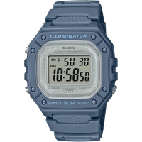 Casio W-218HC-2AVDF Illuminator Digitalklocka - Avio Blå