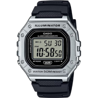 Casio W-218HM-7AVEF Illuminator Orologio Sportivo Digitale - Argento & Nero