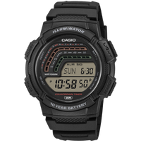 Casio WS-1800-1AVEF Digitaal Sporthorloge - Zwart