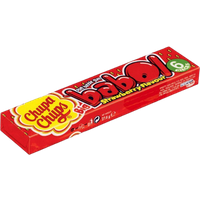 Chupa Chups Big Babol Jordgubbssmak Mjukt Bubbelgum - 6 st