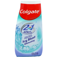 Colgate 2in1 Icy Blast Whitening Tandpasta & Mondwater - 100 ml