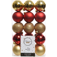 Decoris Brudsikre Julekugler - 30 stk