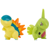 Pokemon Battle Figure Larvitar & Cyndaquil