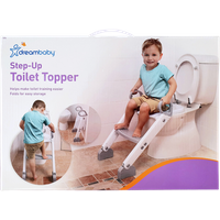 Dreambaby Step-Up Toilet Trainer White & Grey Ladder