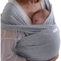 Dreamgenii SnuggleRoo Draagzak voor Baby – Lichtgrijs
