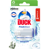 Duck Fresh Discs Eucalyptus Toalettgel Refill - 2 Pcs