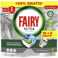 Fairy All in 1 Ultra Plus Dishwashing Tabs - 24 pcs