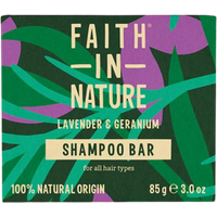 Faith In Nature Lavender & Geranium Shampoo Bar – 85 g