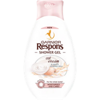 Garnier Respons Oat Cream & White Almond Milk Shower Gel - 250 ml
