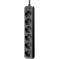Goobay Stopcontact w. 6 stopcontacten - 5 m
