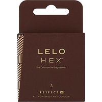 LELO Hex Respect XL Condoms - 3 pcs