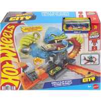 Hot Wheels City Gorilla Slam Attack Lekset