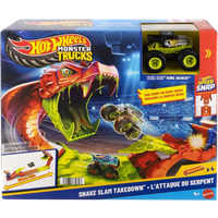Hot Wheels Monster Trucks Snake Slam Takedown Speelset