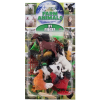HTI Farm Animals Figures - 21 pieces