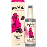 Impulse Radiant Soul Saffron & Patchouli Langdurige Geparfumeerde Body Mist - 100 ml