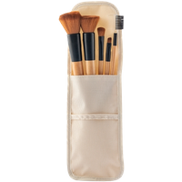 InnovaGoods Miset Houten Make-up Kwastenset - 5 stuks