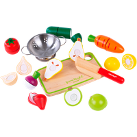 Janod Green Market Fruit & Vegetable Play Set - 12 pieces