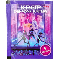 K-Pop Demon Hunters Official Sticker Collection Packet – 5 Pcs