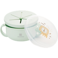 Kikka Boo 2 In 1 Snack Bowl – Savanna Mint