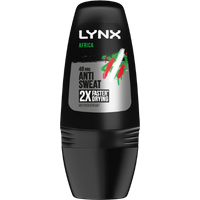 Lynx Africa Antiperspirant Deodorant Roll-On - 50 ml
