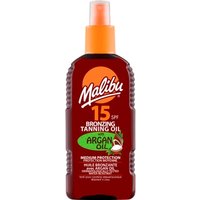 Malibu Tanning Oil Argan Oil SPF 15 - 200ml