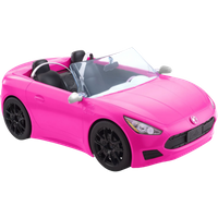 Mattel Barbie Pink Convertible Toy Car