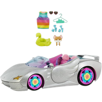 Mattel Barbie Extra Sparkly Convertible Toy Car