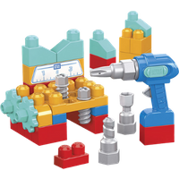 Mega Bloks Lil' Bouwboren set - 32 stuks