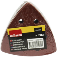Millarco Sanding Paper For Triangular Sander - 30 pcs