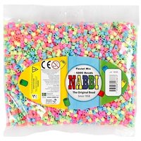 Nabbi Medium Rørperler Pastel Mix - 6000 stk