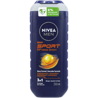 Nivea Men Sport 24H Fresh Effect 3-in-1 Shower Gel - 250 ml