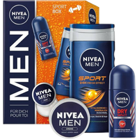 Nivea Men Sport Box Verzorgings- & Lichaamsverzorgingsgeschenkset - 3 stuks