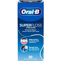 Oral-B Super Floss Tandzijde voor Beugels & Bruggen - 50 Stuks