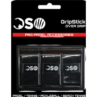 OSO Padel GripStick Black Overgrip – 3 pcs