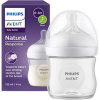 Philips Avent Natural Response 0-3 Months Baby Feeding Bottle – 125 ml