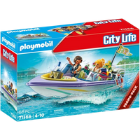Playmobil City Life Bruiloft & Huwelijksreis Speedboottrip Speelset