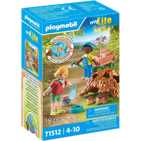 Playmobil My Life Care of the Hedgehog Family