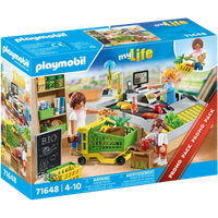 Playmobil My Life Organic Supermarket Playset