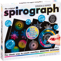 Spirograph De originele kras & glinstertekenset - 28 stuks