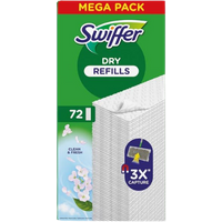 Swiffer Dry Clean & Fresh Gulvmop Refill - 72 stk.