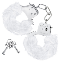 Temptasia Plush Fur Cuffs - White