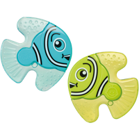 Vital Baby SOOTHE Fishy Friends Bidering - Grøn & Blå