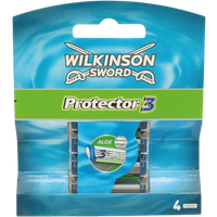 Wilkinson Sword Protector3 Razor Replacement Blades - 4 pcs