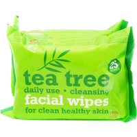 XBC Tea Tree Facial Wipes - 2x25 st